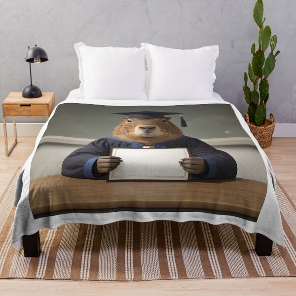 Item preview, Graduation Capybara – Funny Capybara Graduate, Cute Animal Graduation Art & College Graduation Gift designed and sold by dreamz-world.
