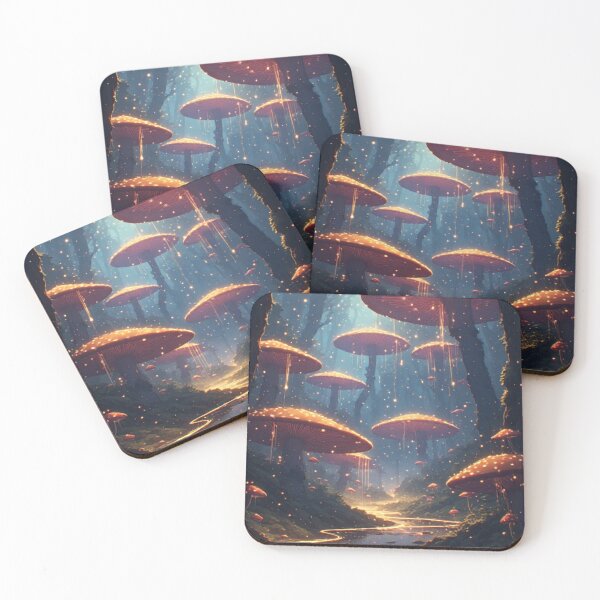 Item preview, Ruby Mushroom Forrest by Daizen Nakamura designed and sold by Waifinity.
