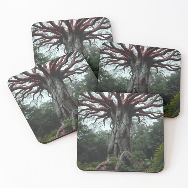 Item preview, Massive Ancient Tree With Crimson Branch Canopy designed and sold by monkeybusiness.pt.