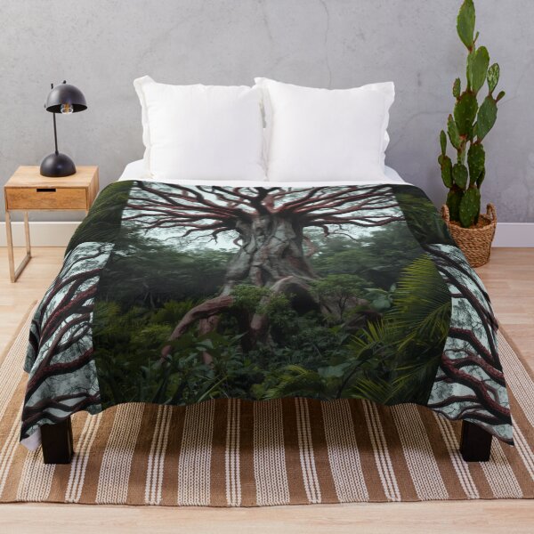 Item preview, Massive Ancient Tree With Crimson Branch Canopy designed and sold by monkeybusiness.pt.