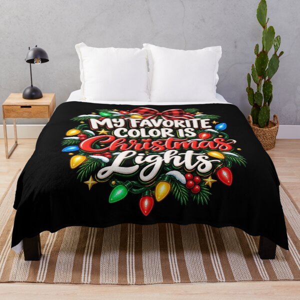 Item preview, My Favorite Color is Christmas Lights Design designed and sold by rafaeltto.