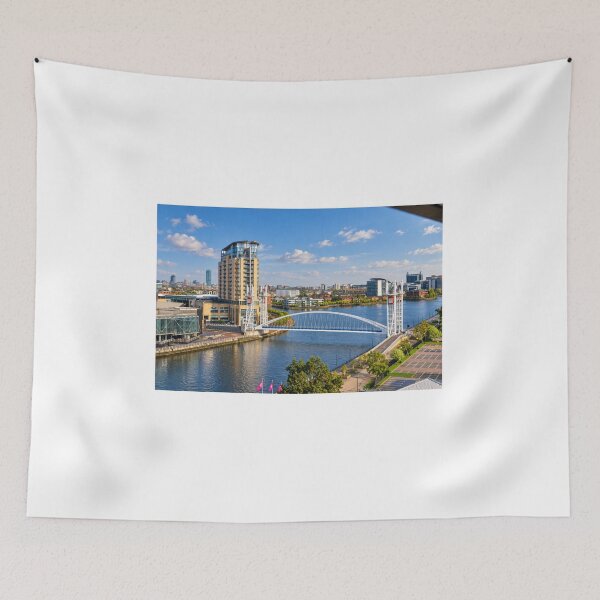 Item preview, Millennium Footbridge, Salford Quays Skyline designed and sold by Astute-Artio-Photography.