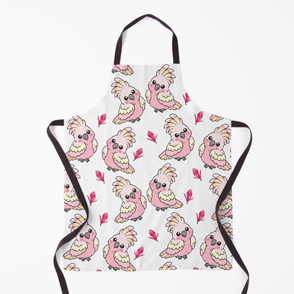 Item preview, Cute Cartoon Major Mitchells Cockatoo Pink Inca Parrot Art designed and sold by OrPolly.
