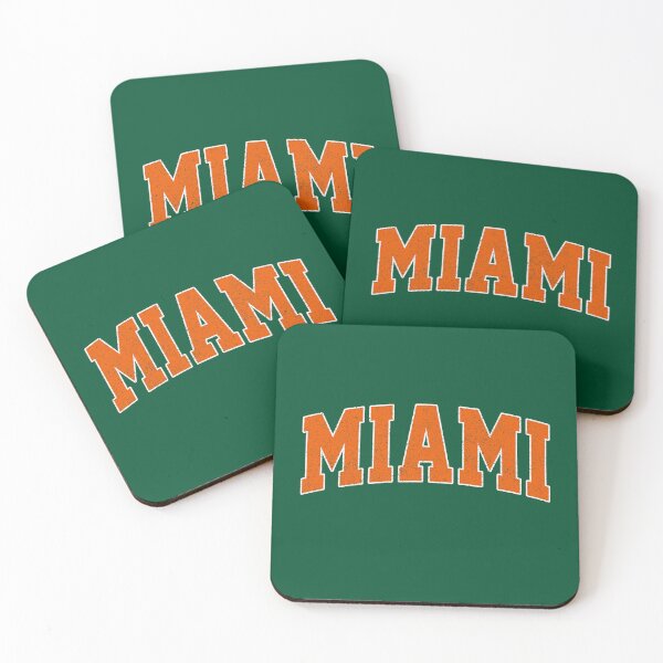 Item preview, Vintage Miami Distressed Hurricanes Football designed and sold by Floral Vintage.