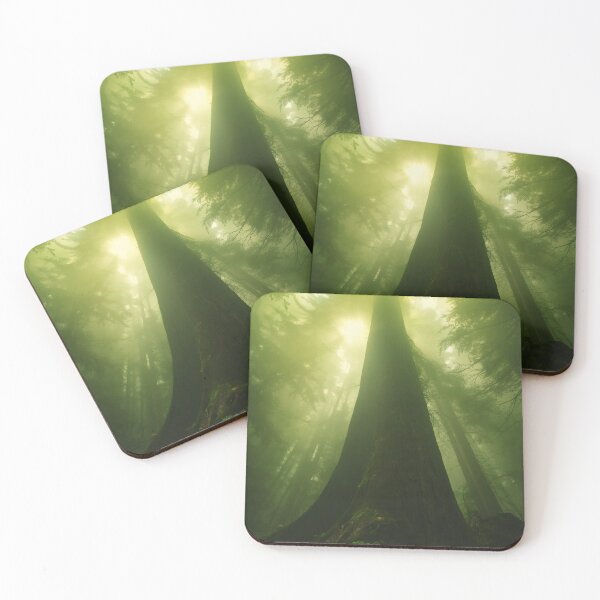 Item preview, Colossal Ancient Tree In Foggy Green Forest designed and sold by monkeybusiness.pt.