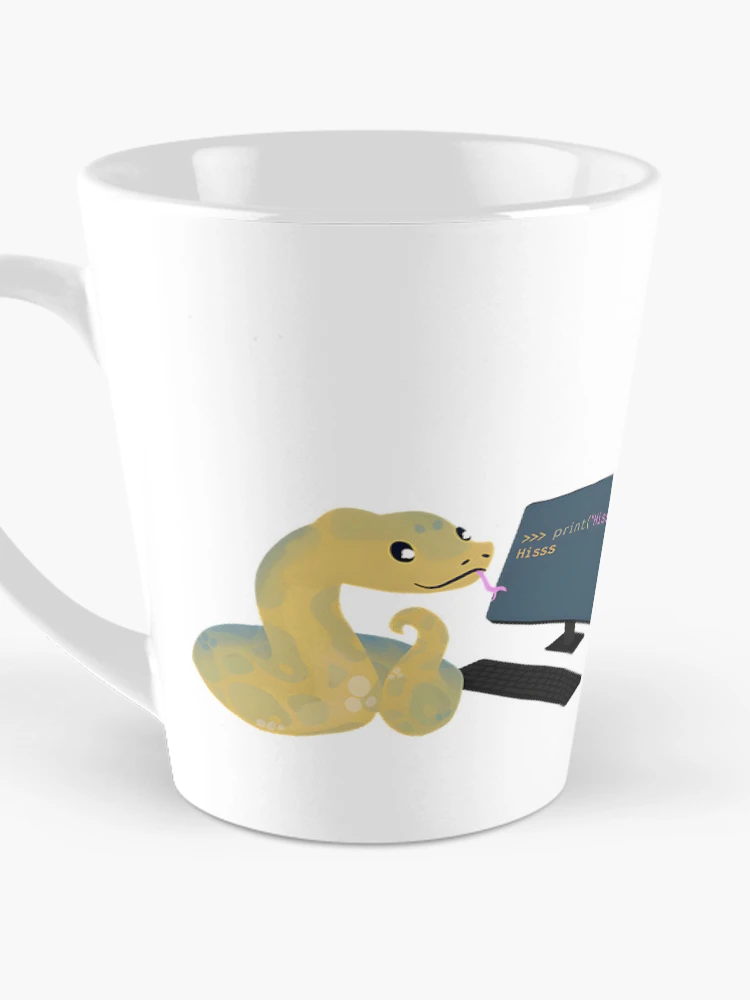 Thumbnail 3 of 4, Coffee Mug, Python Programming Humor Design Featuring Python Language Learning Theme designed and sold by AYMANShob.