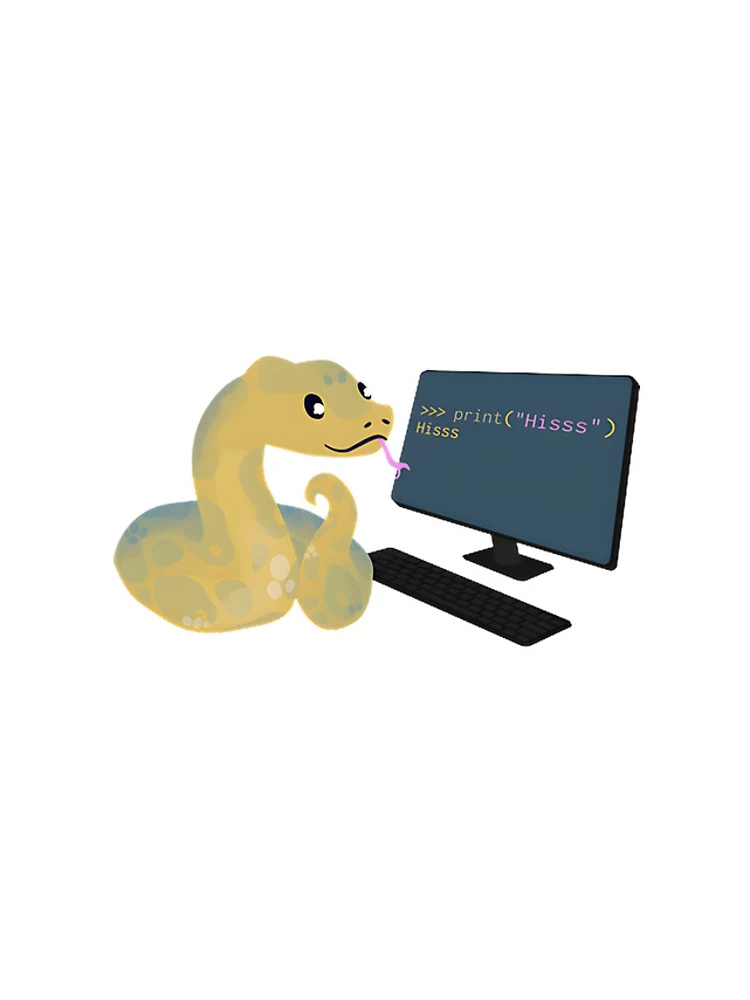 Thumbnail 4 of 4, iPhone Case, Python Programming Humor Design Featuring Python Language Learning Theme designed and sold by AYMANShob.