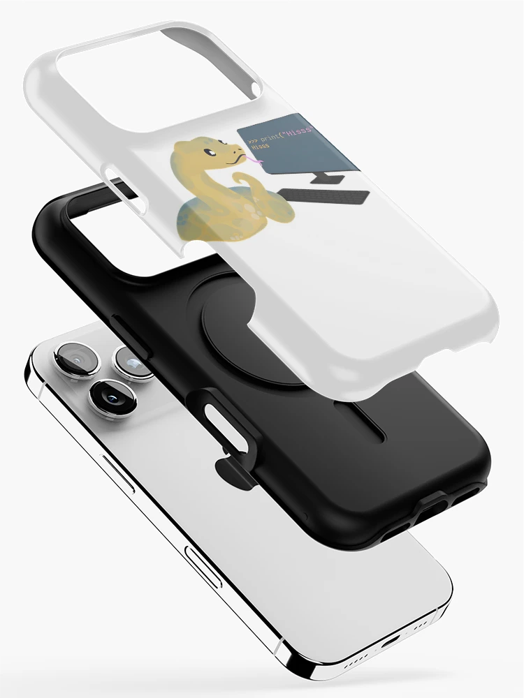 Thumbnail 2 of 4, iPhone Case, Python Programming Humor Design Featuring Python Language Learning Theme designed and sold by AYMANShob.