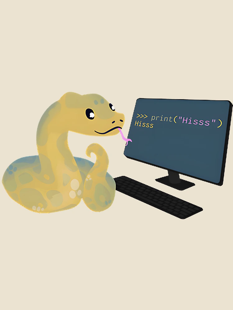 Thumbnail 4 of 4, Relaxed T-Shirt, Python Programming Humor Design Featuring Python Language Learning Theme designed and sold by AYMANShob.