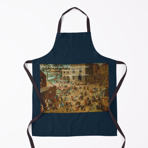 Item preview, Gottfried Wilhelm Leibniz quote: Il y a jusque dans les exercices des enfans ce qui pourroit arrester le plus grand Mathematicien; designed and sold by artbleed.
