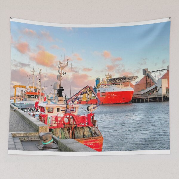 Item preview, Colourful Boats at Blyth Quayside designed and sold by Violaman.