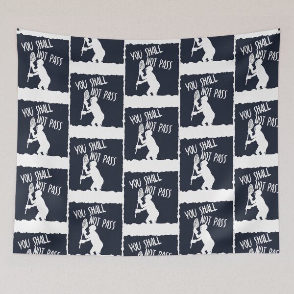 Item preview, Lacrosse Goalie Gift  You Shall Not Pass designed and sold by leigh-awah.