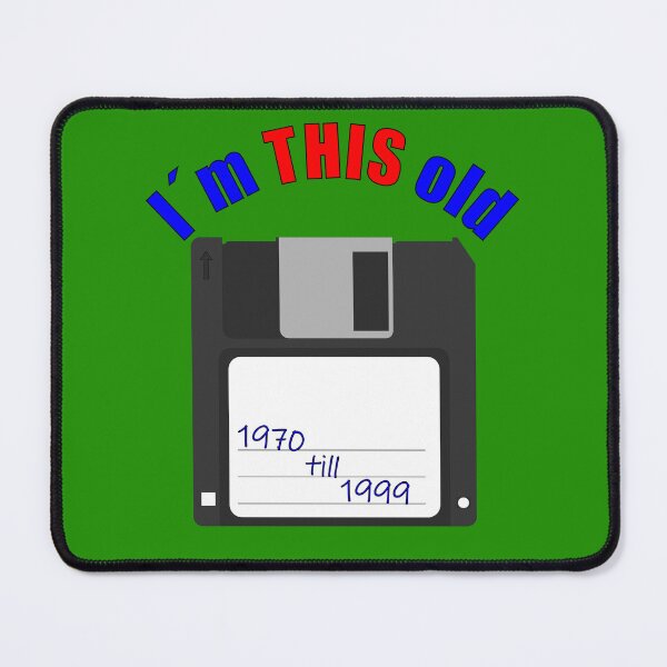 Item preview, I'm This Old 1970 Till 1999 Floppy Disk Retro Tech designed and sold by FlatstudioArt.