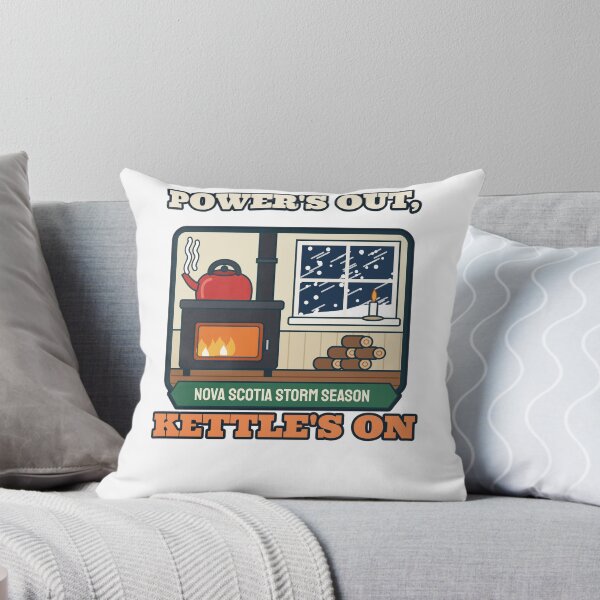 Item preview, Power's Out, Kettle's On Nova Scotia Winter Storm designed and sold by FogFiddleGoods.