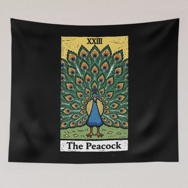 Item preview, The Peacock - Tarot Card Series designed and sold by BRU Design.