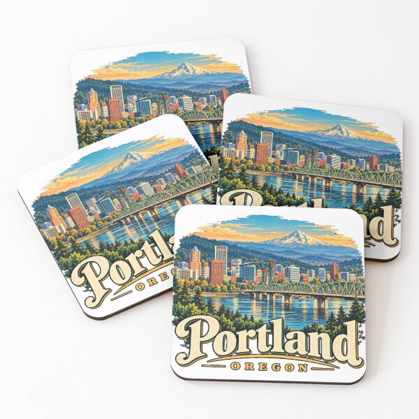 Item preview, Vintage Portland Oregon Travel Souvenir Landmark Gift designed and sold by MichaeIRellov.