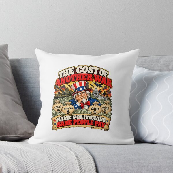 Item preview, The Cost of Another War Political Satire designed and sold by Cinematic Poster Wall Art.