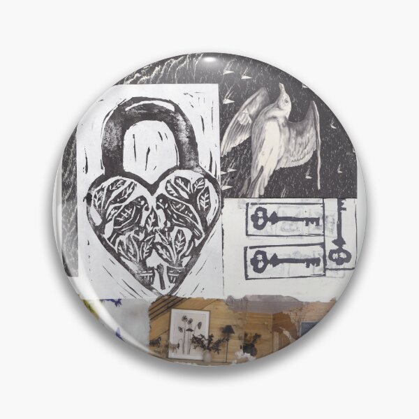 Item preview, linocut stamp & collage designed and sold by marigoldsol.