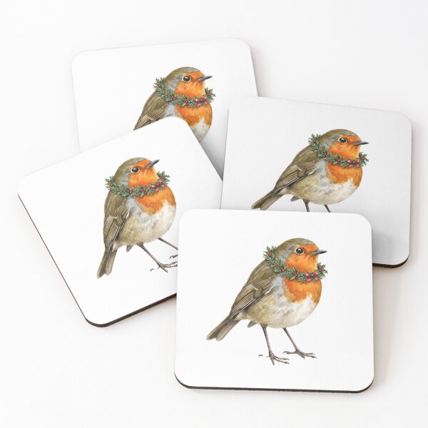 Item preview, Christmas Robin Wreath designed and sold by Tiffany Roy.