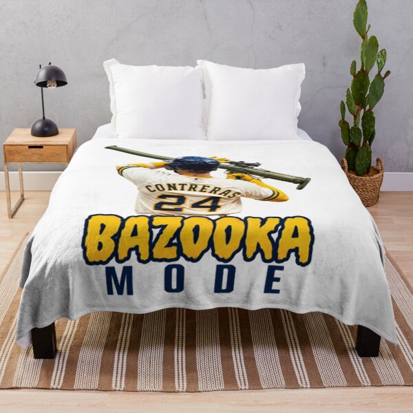 Item preview, William Contreras Bazooka Fashion Milwaukee Baseball designed and sold by SheenaghKobrin.