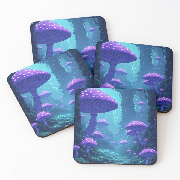 Item preview, Purple Dreamscape Woods by Daizen Nakamura designed and sold by Waifinity.