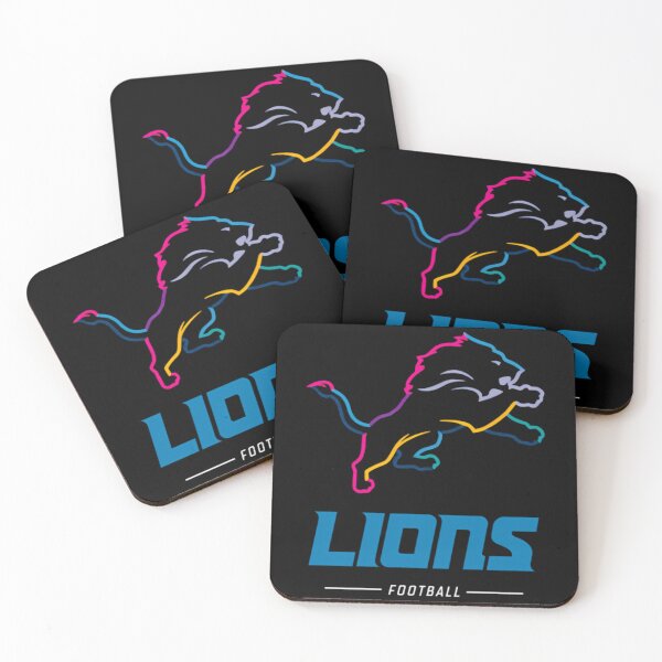 Item preview, Detroit Lions Team Lockup designed and sold by POPPINS-ART.
