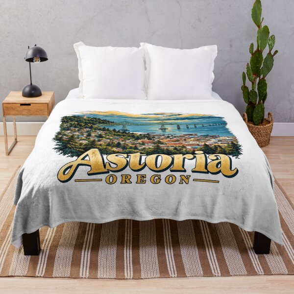 Item preview, Vintage Astoria Oregon Travel Souvenir Landmark Gift designed and sold by MichaeIRellov.