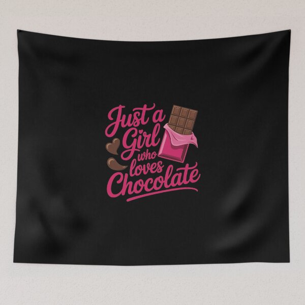 Item preview, : Just A Girl Who Loves Chocolate designed and sold by jkrphoto.