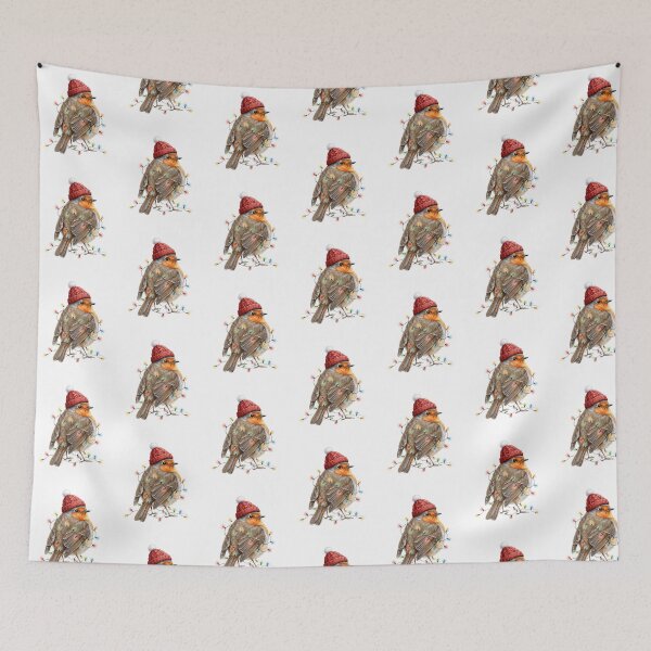 Item preview, Santa Hat Robin designed and sold by Tiffany Roy.