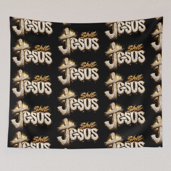 Item preview, Jesus Save Us, Christian Cross, Faith, God  designed and sold by OG1design.