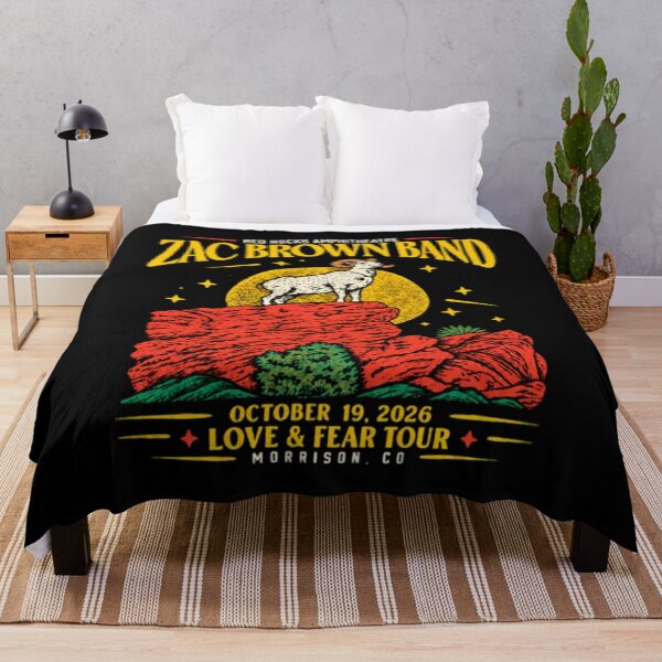 Item preview, Zac Brown Band Red Rocks 2026 , October 19 Love & Fear Tour designed and sold by SheenaghKobrin.