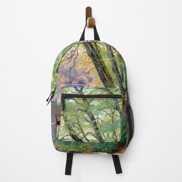 Item preview, Wooded Path by a River - Peder Mork Monsted designed and sold by Jon-Baran.