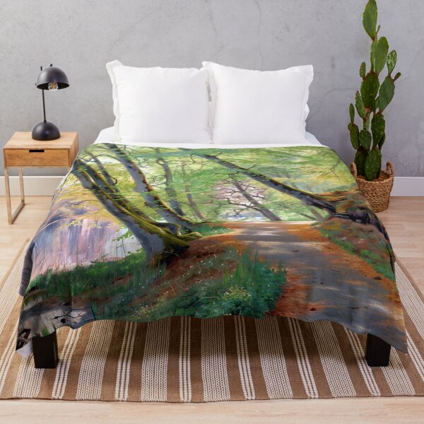 Item preview, Wooded Path by a River - Peder Mork Monsted designed and sold by Jon-Baran.