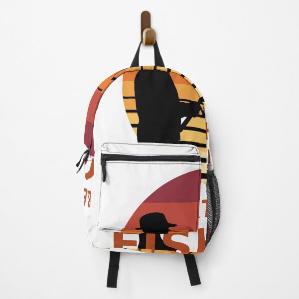 Item preview, I'd Rather Be Fishing — Retro Sunset Angler Silhouette designed and sold by JonahCrossBooks.