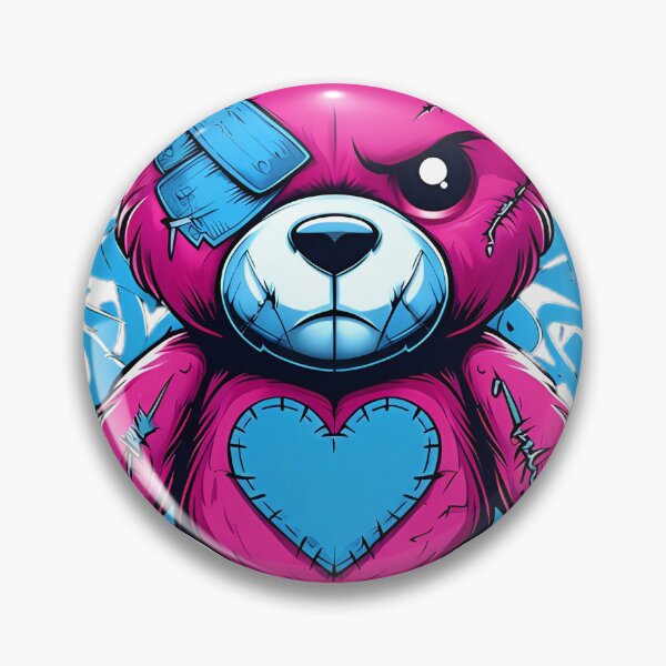Item preview, Cute Pink Teddy Bear Heart T-Shirt designed and sold by Stavman Creative Designs.