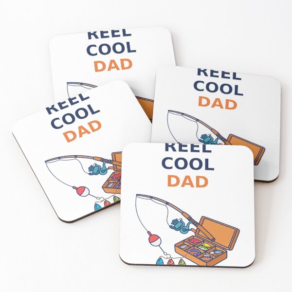 Item preview, Reel Cool Dad — Funny Fishing Dad with Rod, Reel & Tackle Box designed and sold by JonahCrossBooks.