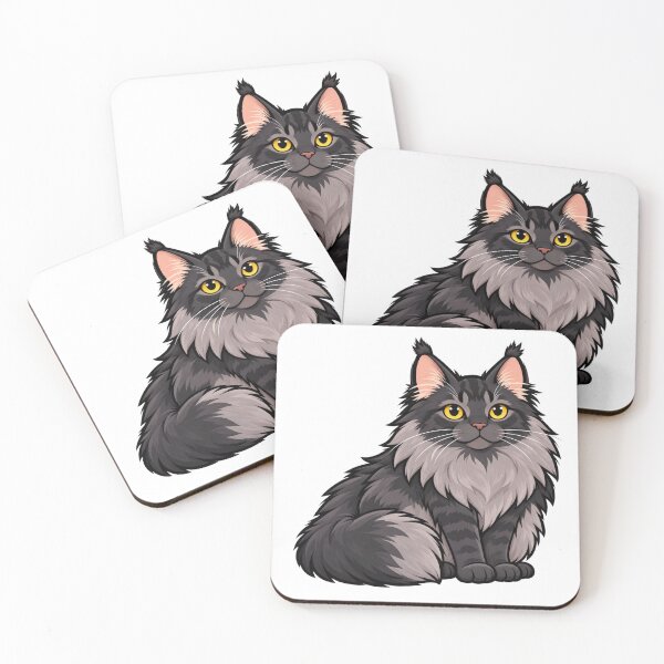 Item preview, Gato Maine Coon designed and sold by DoodleOrchard.