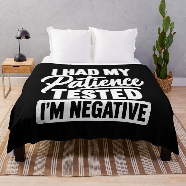Item preview, I Had My Patience Tested I'm Negative designed and sold by fairmont-press.