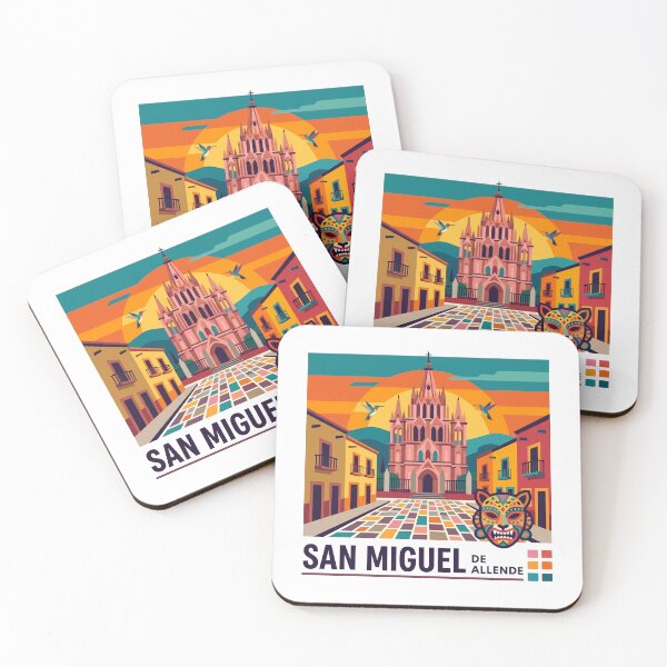 Item preview, San Miguel de Allende The Heart Of Mexico with the Pink Church designed and sold by OzzFrequency.