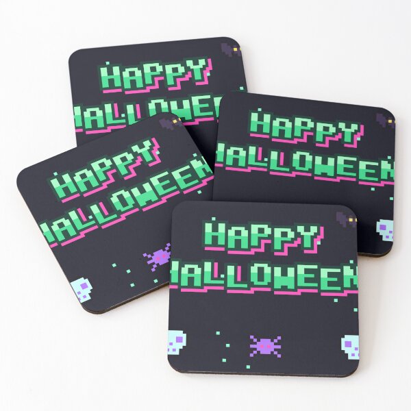 Item preview, Pixel Art Happy Halloween | Retro Neon Spooky Design designed and sold by suawu.