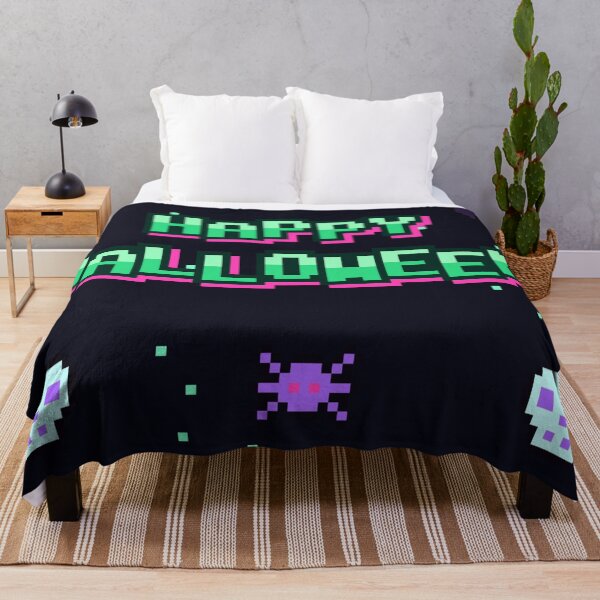 Item preview, Pixel Art Happy Halloween | Retro Neon Spooky Design designed and sold by suawu.