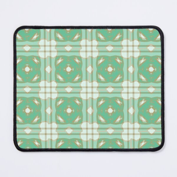 Item preview, Mint Meadow Lattice - Soft Green Geometric Pattern designed and sold by Seamless Serenity.