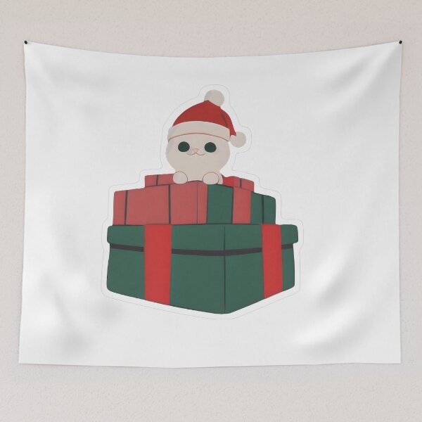 Item preview, Cute White Character Santa Hat designed and sold by For-Cat Studio.