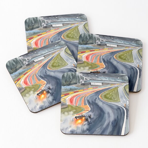 Item preview, Watercolor Spa  Art – Wet Racing Painting designed and sold by mentosdesigner.