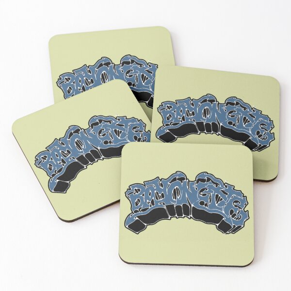 Item preview, Blue Graffiti Typography Block designed and sold by trippymunchies.
