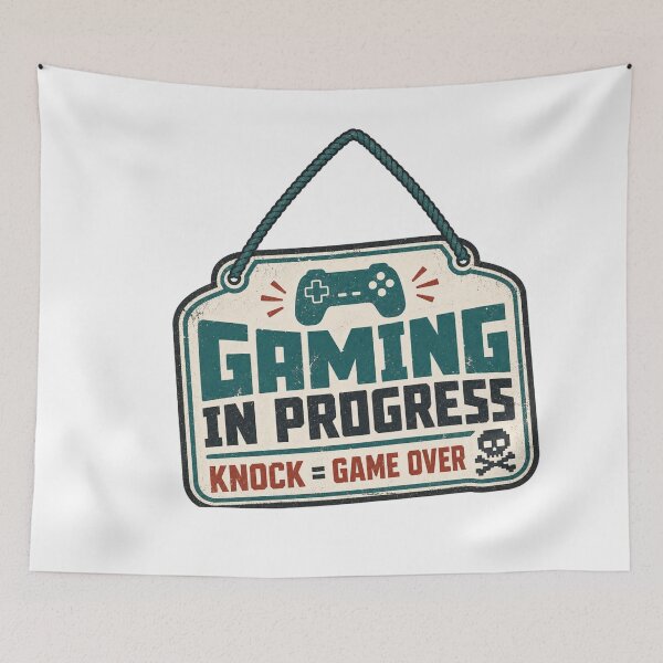 Item preview, Gaming in Progress Knock Equals Game Over designed and sold by MOSIDRIP™.