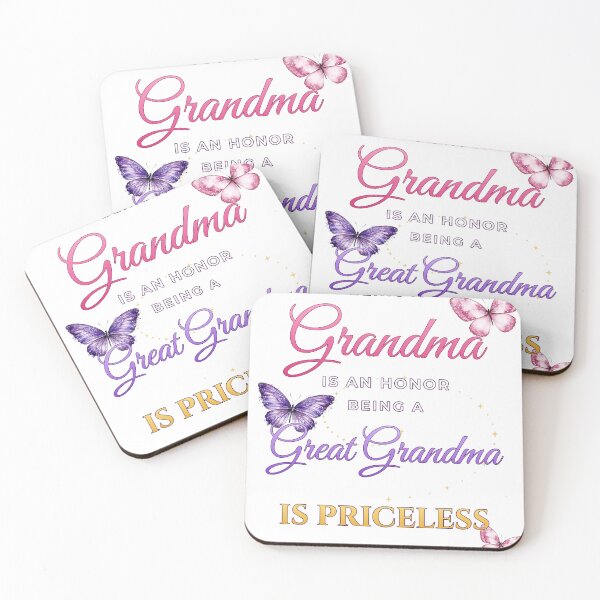 Item preview, Being a Grandma Is an Honor, Being a Great Grandma Is Priceless designed and sold by PrintablesBySam.