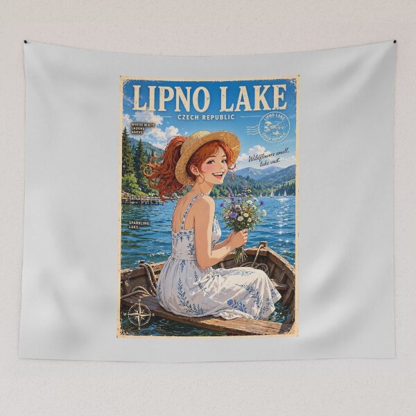 Item preview, Czech Republic — Lipno Lake — A Summer Day on the Water designed and sold by DibujandoPorfa.