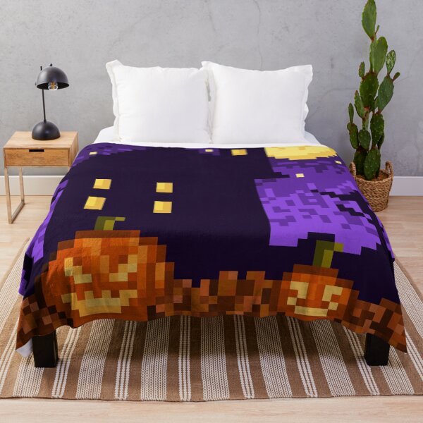 Item preview, Pixel Art Haunted House | Spooky Halloween Night Scene designed and sold by suawu.