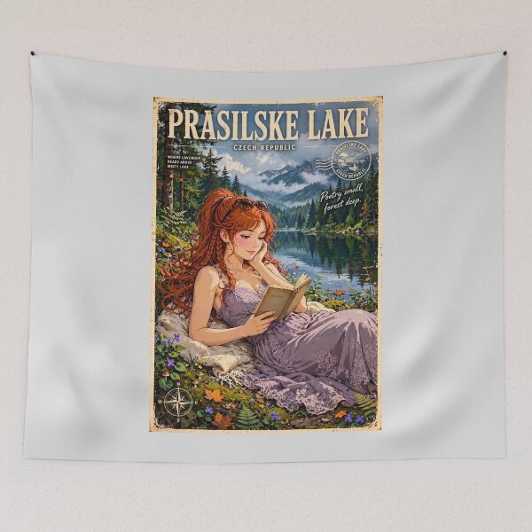 Item preview, Czech Republic — Prášilské Lake — Poetry in Mountain Solitude designed and sold by DibujandoPorfa.